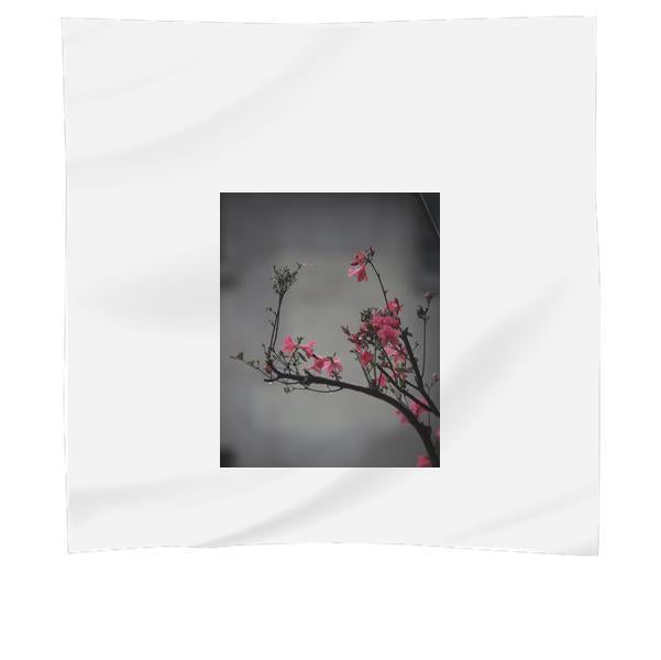 Selective Focus Photography Pf Pink Petaled Flower Scarf