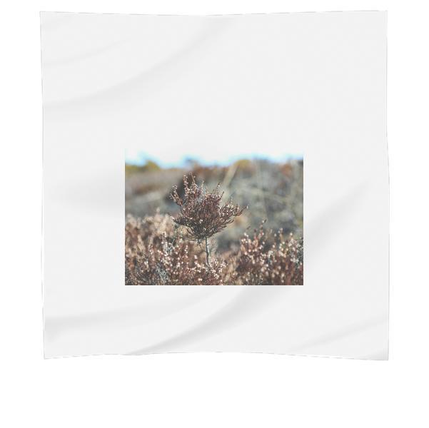 Focus Photography Of Brown Flowers Scarf