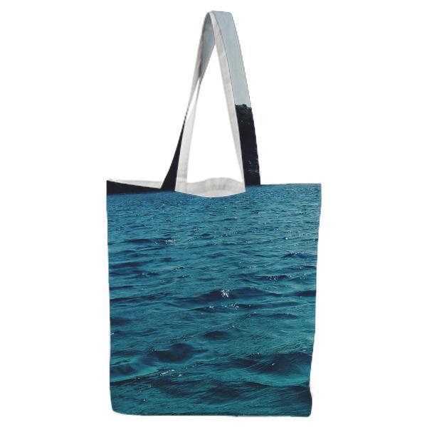 Green Bed Of Water During Daytime Tote Bag