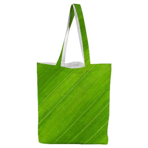 Green Textile Tote Bag