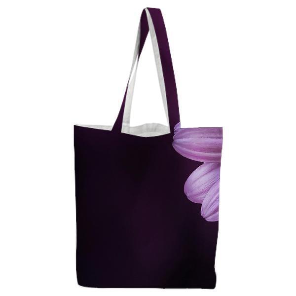 Nature Purple Petals Plant Tote Bag