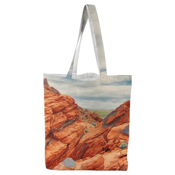 Nature Person Red Woman Tote Bag