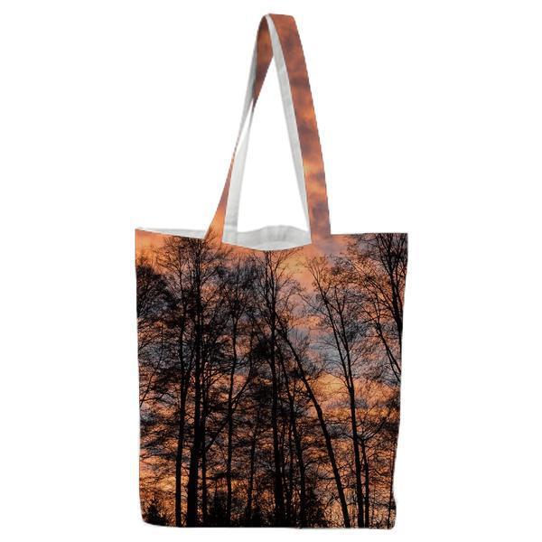 Dawn Nature Sky Sunset Tote Bag