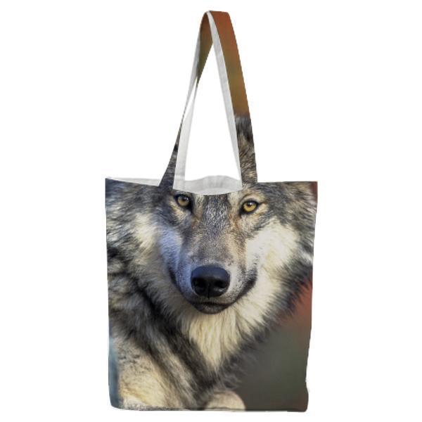 Nature Animal Wolf Wilderness Tote Bag