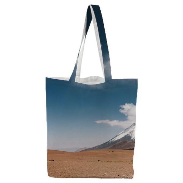 Snow Top Mountains Under Blue Sky With White Clouds During Daytime Tote Bag