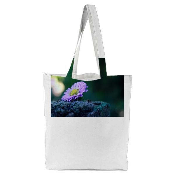 Cold Nature Petals Plant Tote Bag