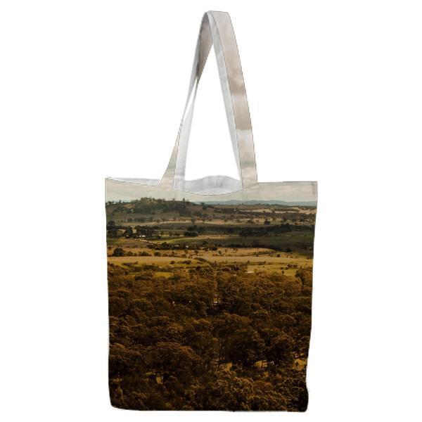 Green Trees Under Cloudy Sky During Daytime Tote Bag