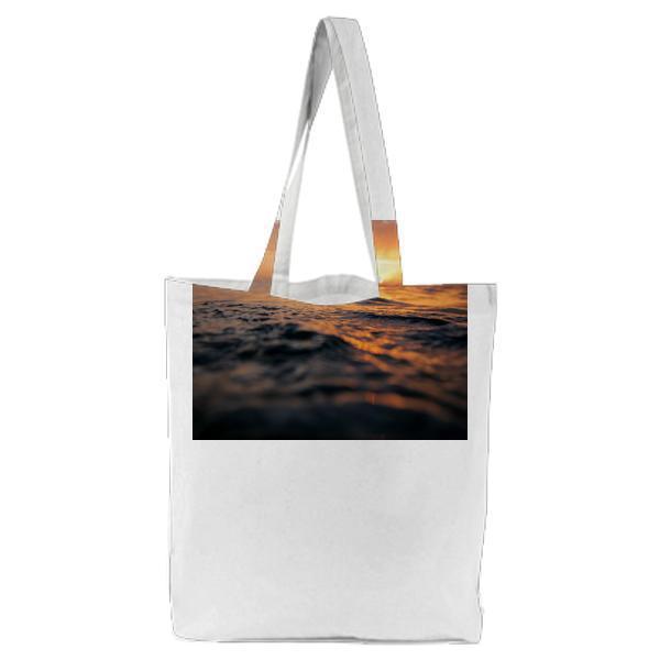 Ocean During Sunset Tote Bag