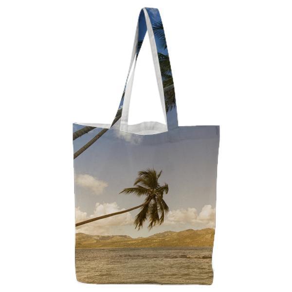 Coconut Trees In Sea Shore During Daytime Tote Bag