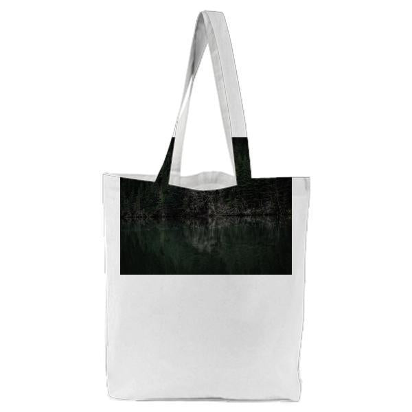 Wood Light Dawn Landscape Tote Bag