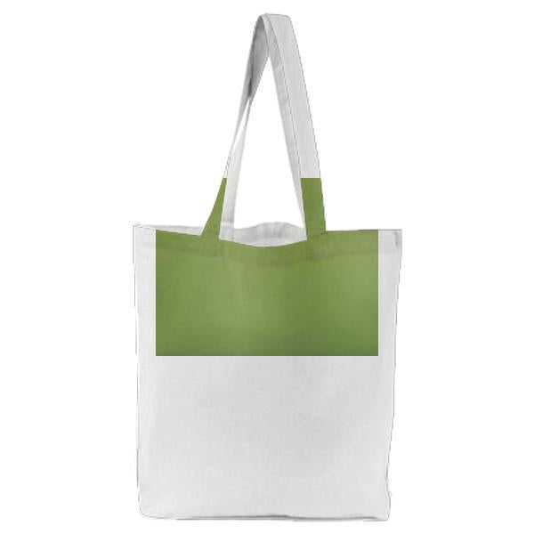 Green Frog On Body Of Water Tote Bag