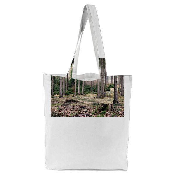 Wood Nature Forest Trees Tote Bag