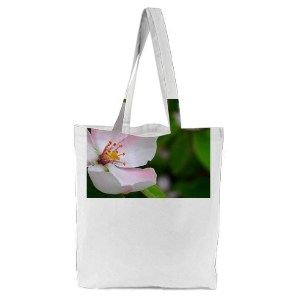Nature Spring Flower Macro Tote Bag
