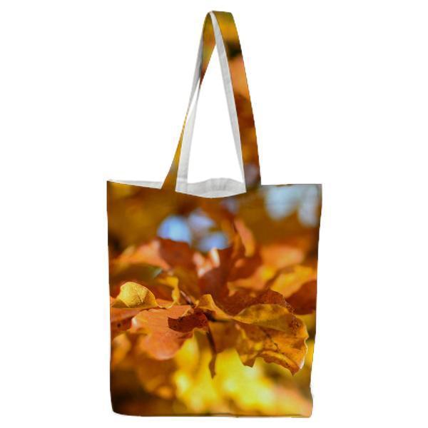 Brown Leaves During Daytime Tote Bag