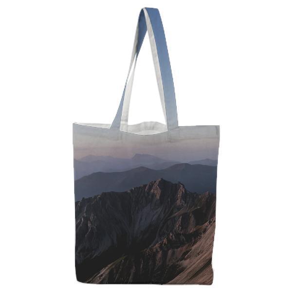 Mountain Under Clear Blue Sky Tote Bag
