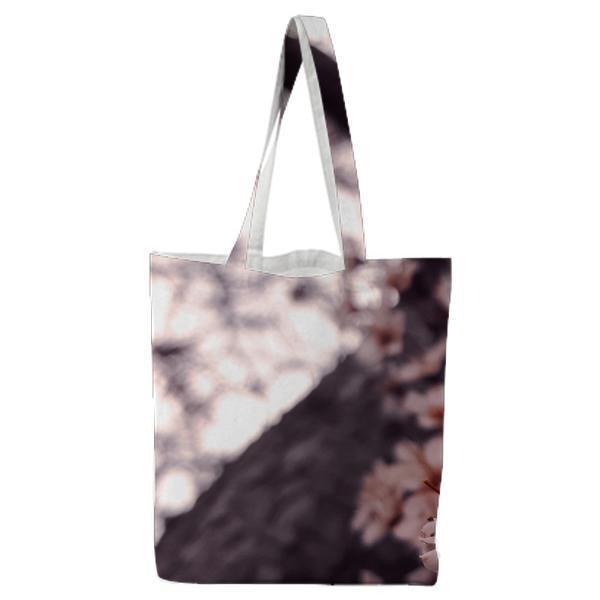 White And Brown Petaled Flower Close Up Photography Tote Bag