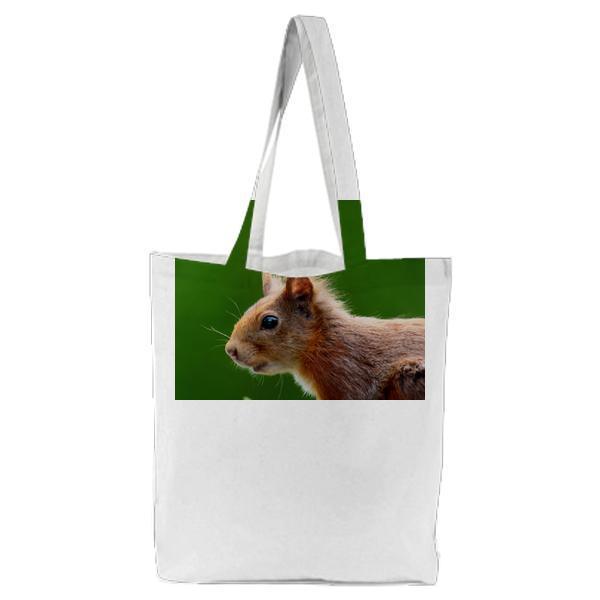 Close Up Photography Of Brown Animal Tote Bag