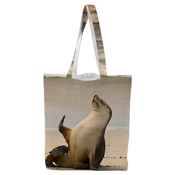 Sea Lion On Near Seashore During Daytime Tote Bag