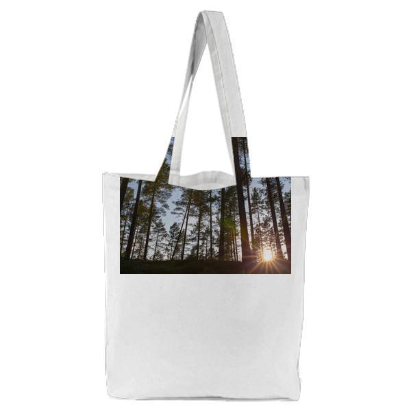 Green Trees Under Blue Sky During Daytime Tote Bag