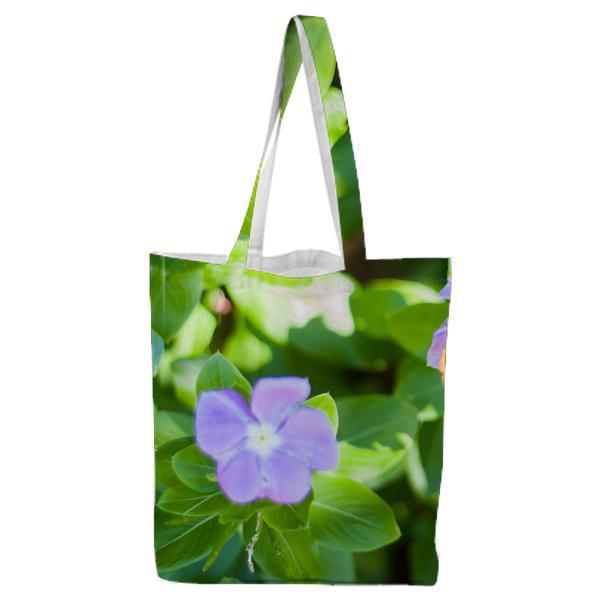 Nature Flowers Insect Butterfly Tote Bag