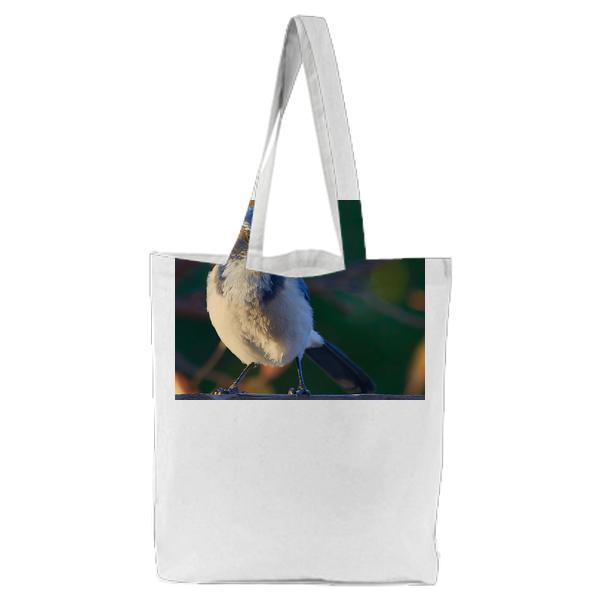 White Black Small Bird During Daytime Tote Bag