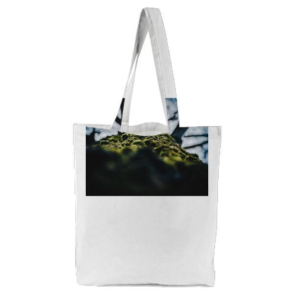 CloseUp Of Tree Against Sky Tote Bag