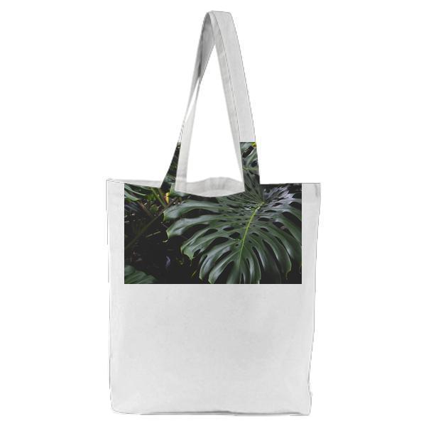 Green Leaf Plant Tote Bag