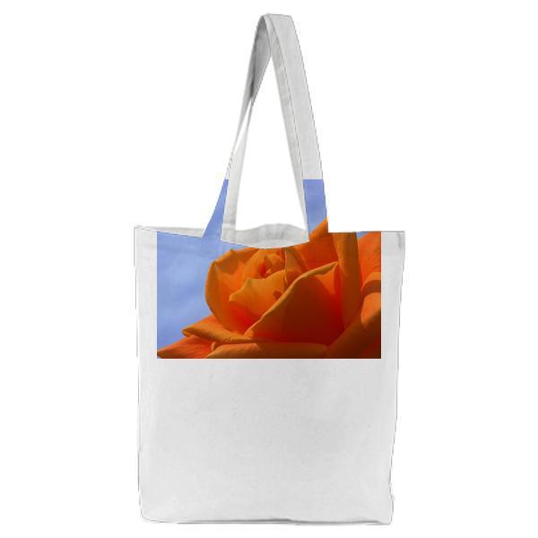 Orange Rose Tote Bag