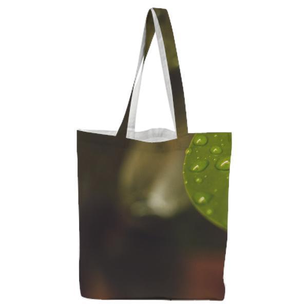 Green Leaf Plant Tote Bag
