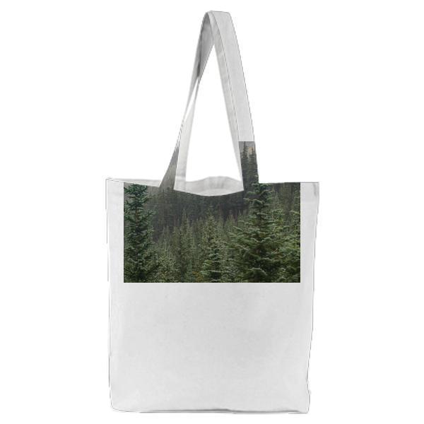 Green Leaf Trees In A Winter Season During Daytime Tote Bag