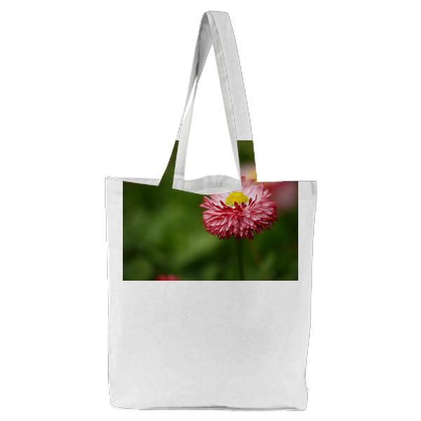 Shallow Focus Photography Of Pink Flowers Tote Bag