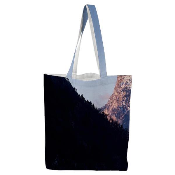 Snow Landscape Nature Mountain Tote Bag