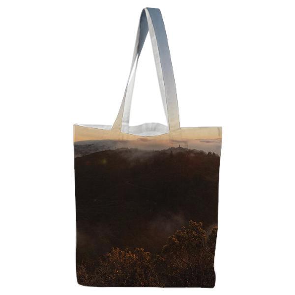 Dawn Nature Sunset Clouds Tote Bag