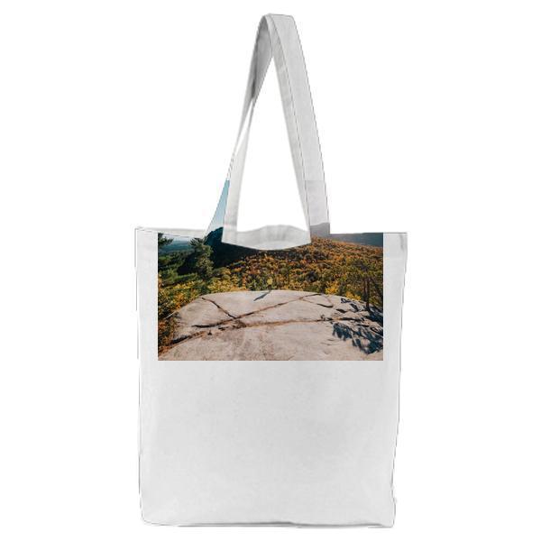 Photography Of Man Standing In Front Green Trees During Daytime Tote Bag