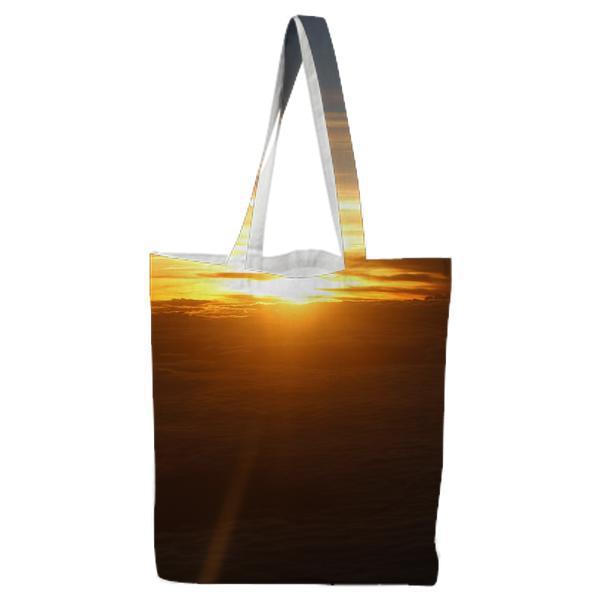 Dawn Nature Sky Sunset Tote Bag