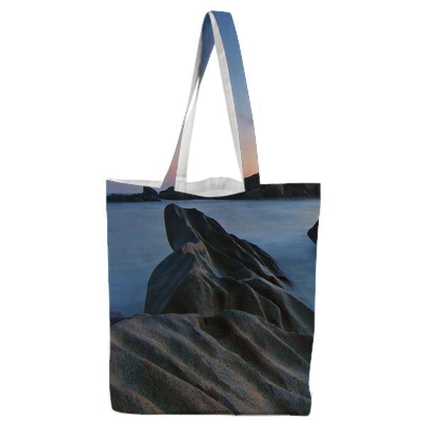Ocean View On Sunset Tote Bag