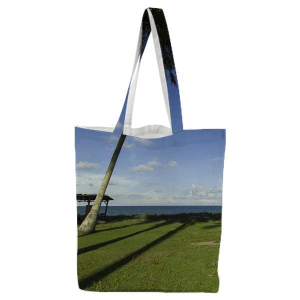 Green Palm Trees During Daytime Tote Bag