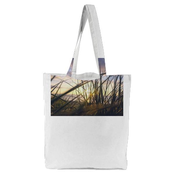Nature Sunset Sunshine Sunrise Tote Bag