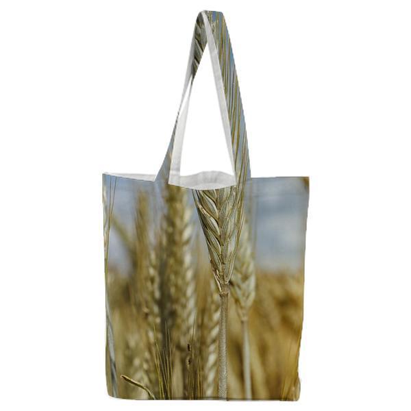 Nature Field Insect Wheat Tote Bag