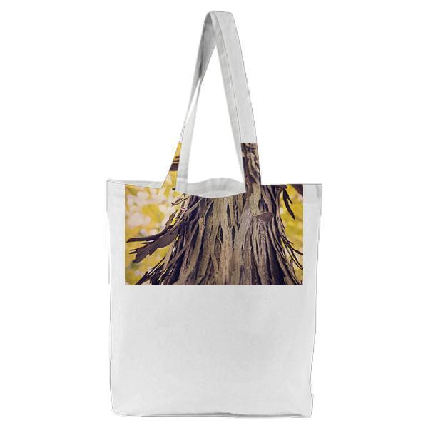 Nature Forest Tree Bark Tote Bag