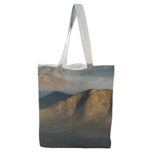 Empty Mountains Under Clear Blue Sky Tote Bag