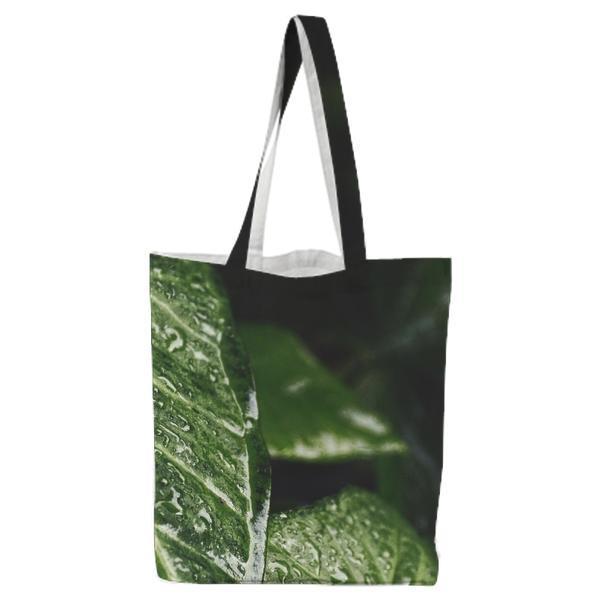 Green Leaf Plant Tote Bag