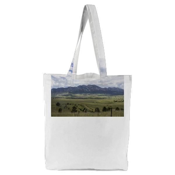 Landscape Of High Mountain Tote Bag