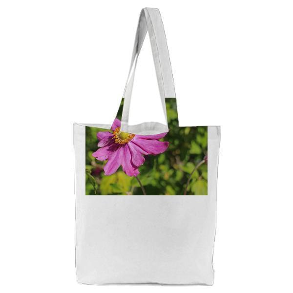 Pink And Orange Flower Before Green Leaves During Daytime Tote Bag