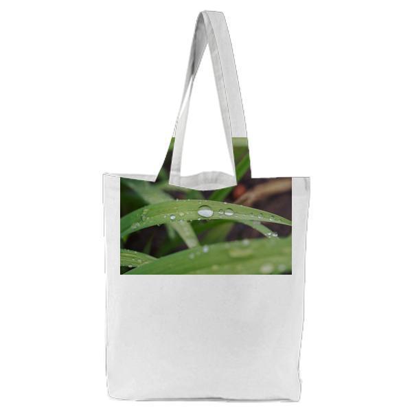 Nature Grass Plant Dew Tote Bag