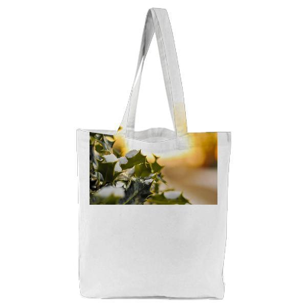 Nature Sunset Bush Sunrise Tote Bag