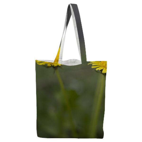Close Up Photo Of Yellow Petaled Flower Tote Bag
