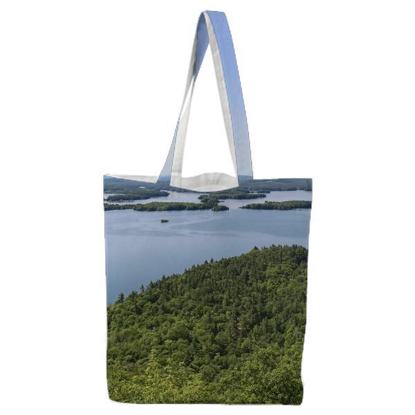 Nature Water Forest Trees Tote Bag