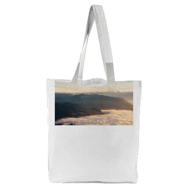 Sea Shore Under White Clouds During Daytime Tote Bag