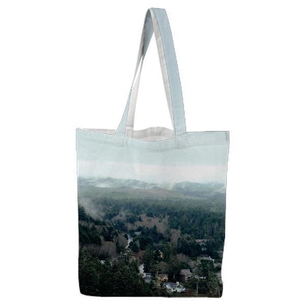 City Aerial View Beside Body Of Water During Daytime Tote Bag